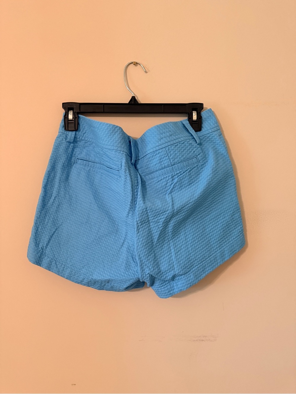 Lilly Pulitzer Light Blue Seersucker Shorts - Picture 9 of 11